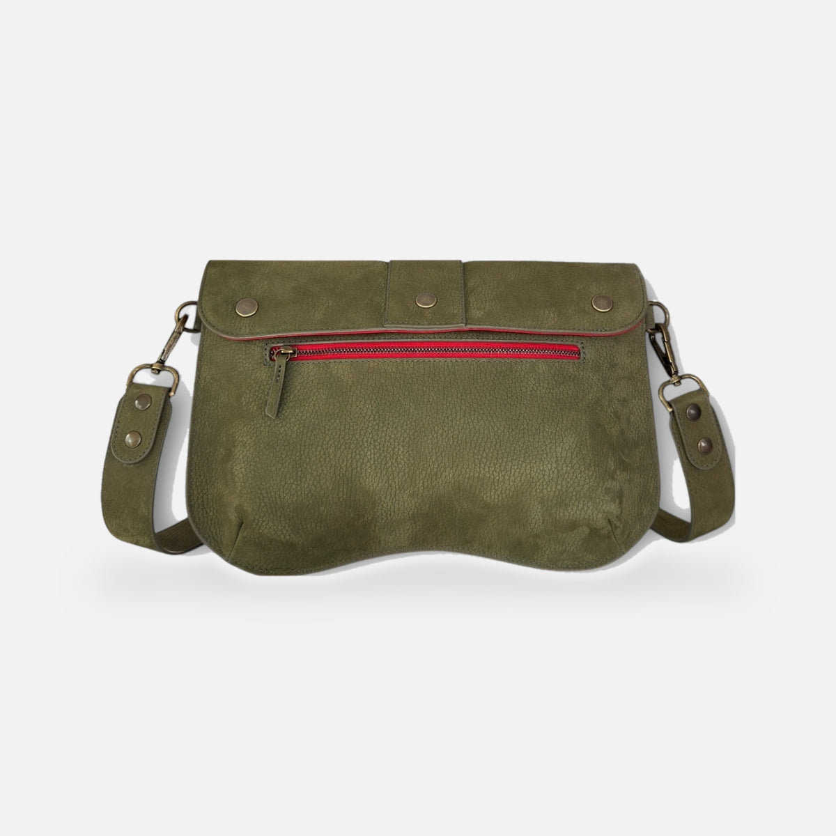 Sac baby double sidia kaki, autre vue sur fond gris clair