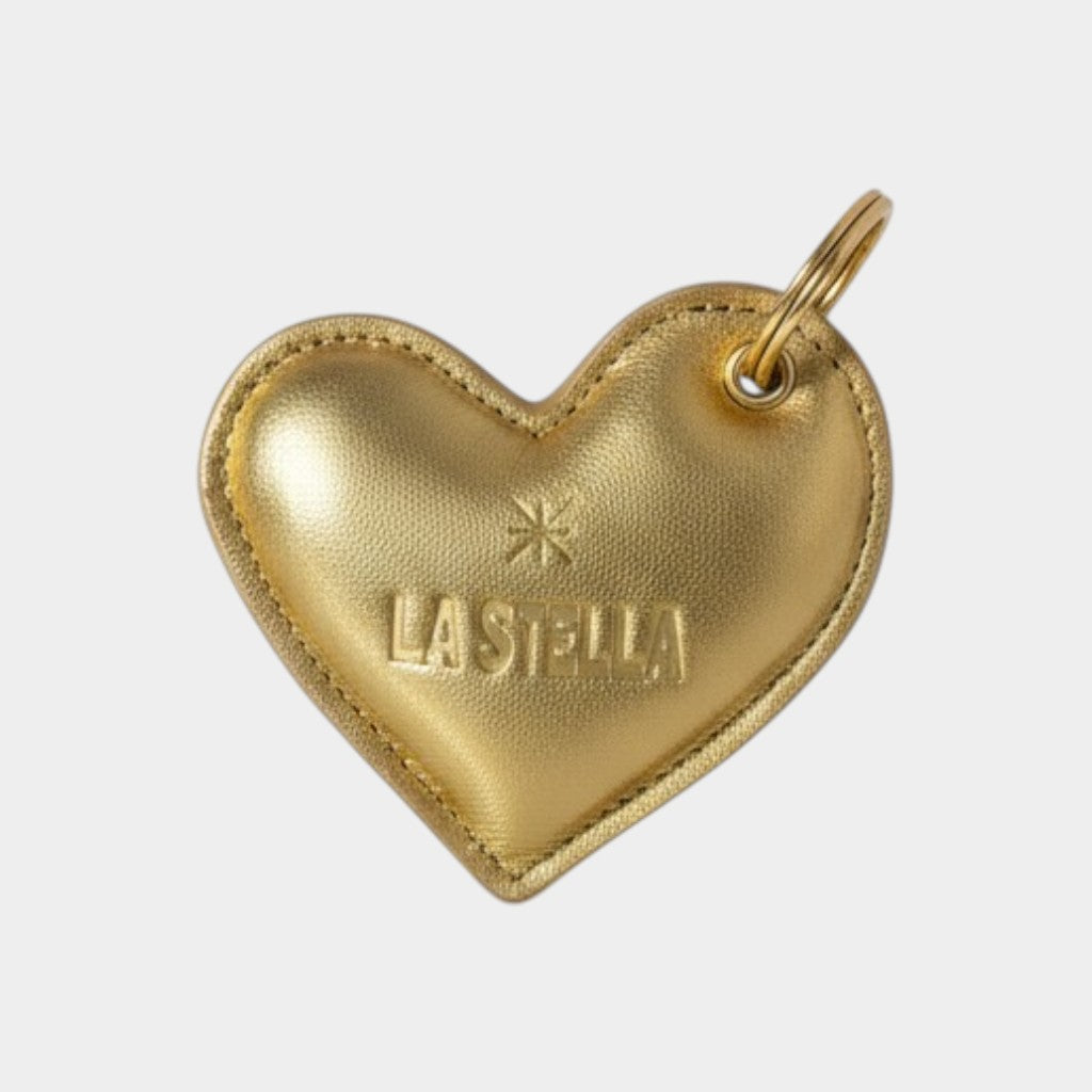 PORTE-CLÉS « HART » CUIR OR