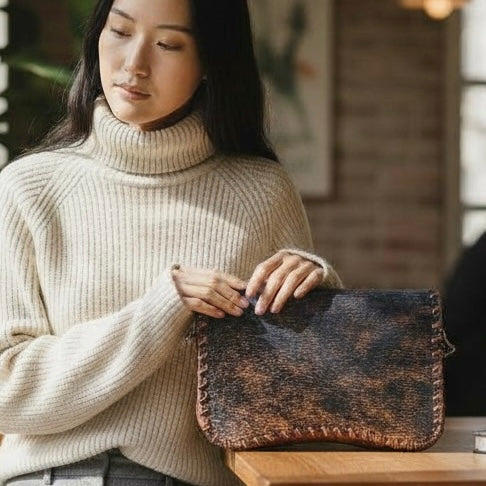 COFFRET NOËL BABY DOUBLE SIDIA/COW CAMEL