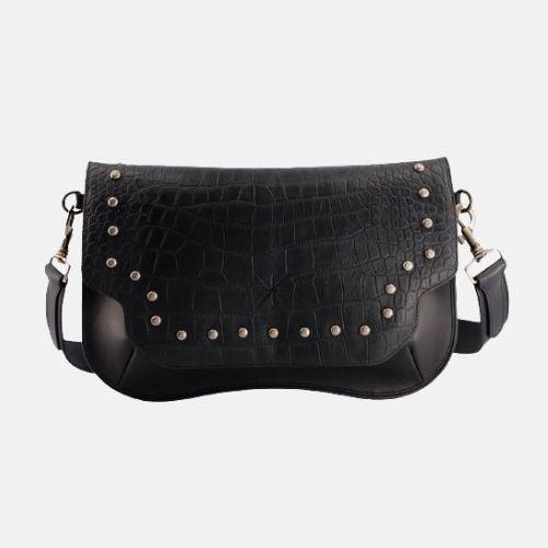 BOLSO STAR KHARA DE PIEL NEGRO