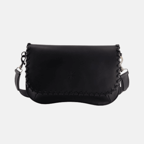 BOLSO STAR TRESSA DE PIEL NEGRO