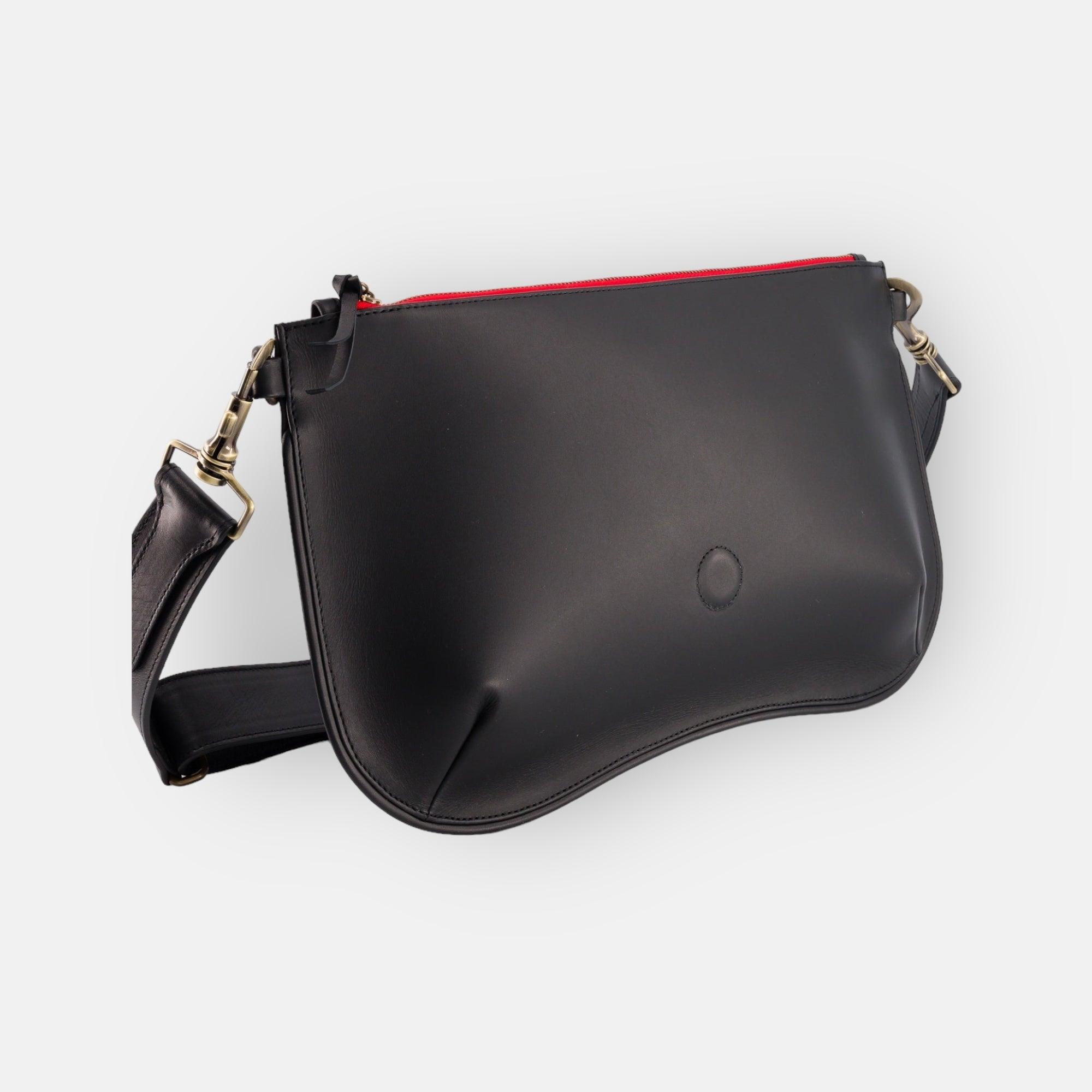 BOLSO ESTRELLA BASE PIEL NEGRO