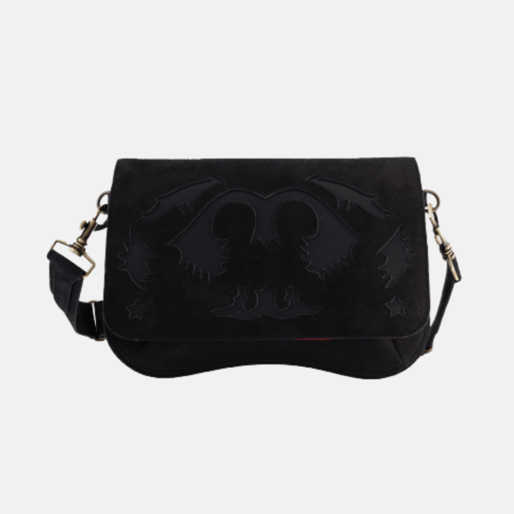 BOLSO BABY RANCHO NOBUCK NEGRO