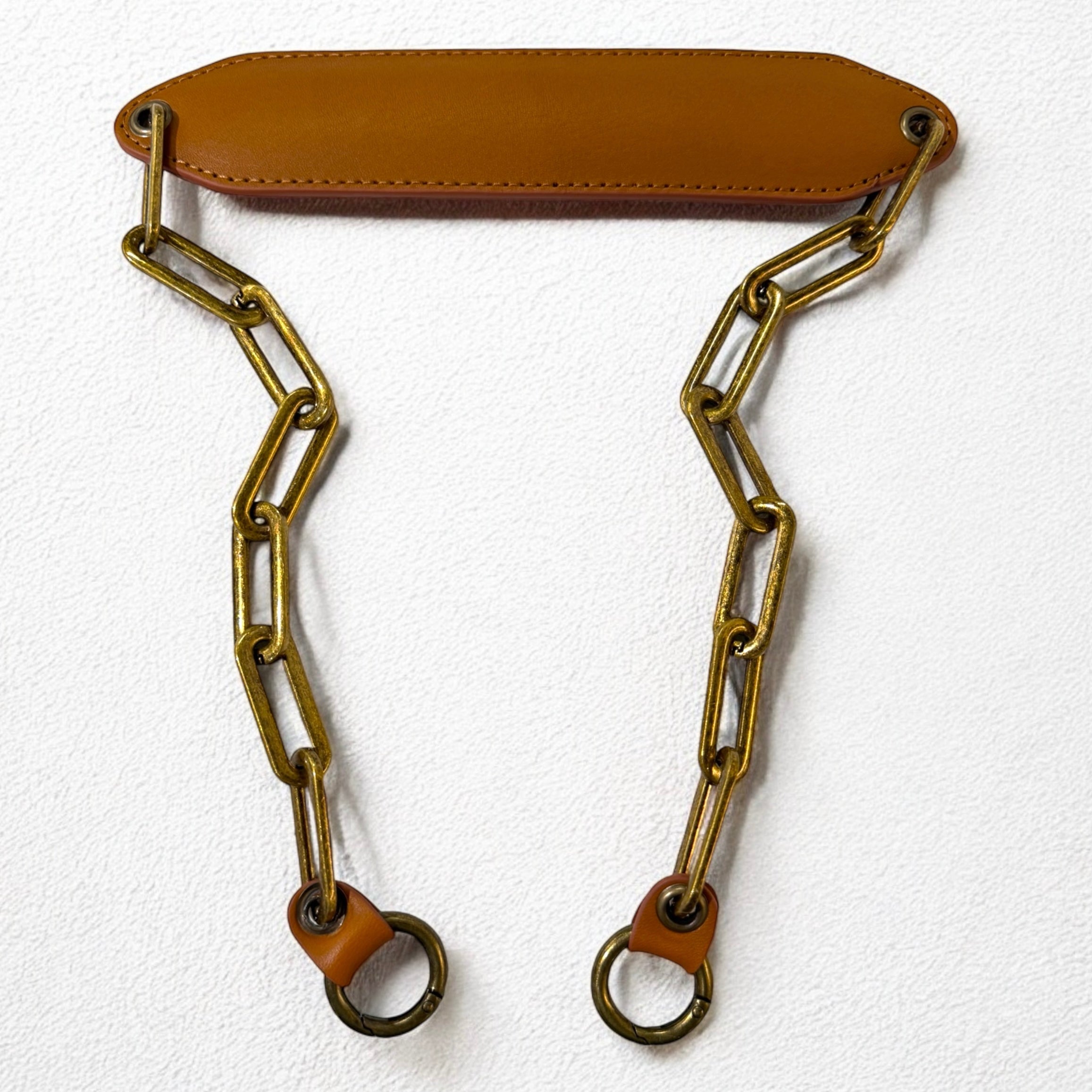 BANDOLERA CADENA CORTA CAMEL/ANTIC