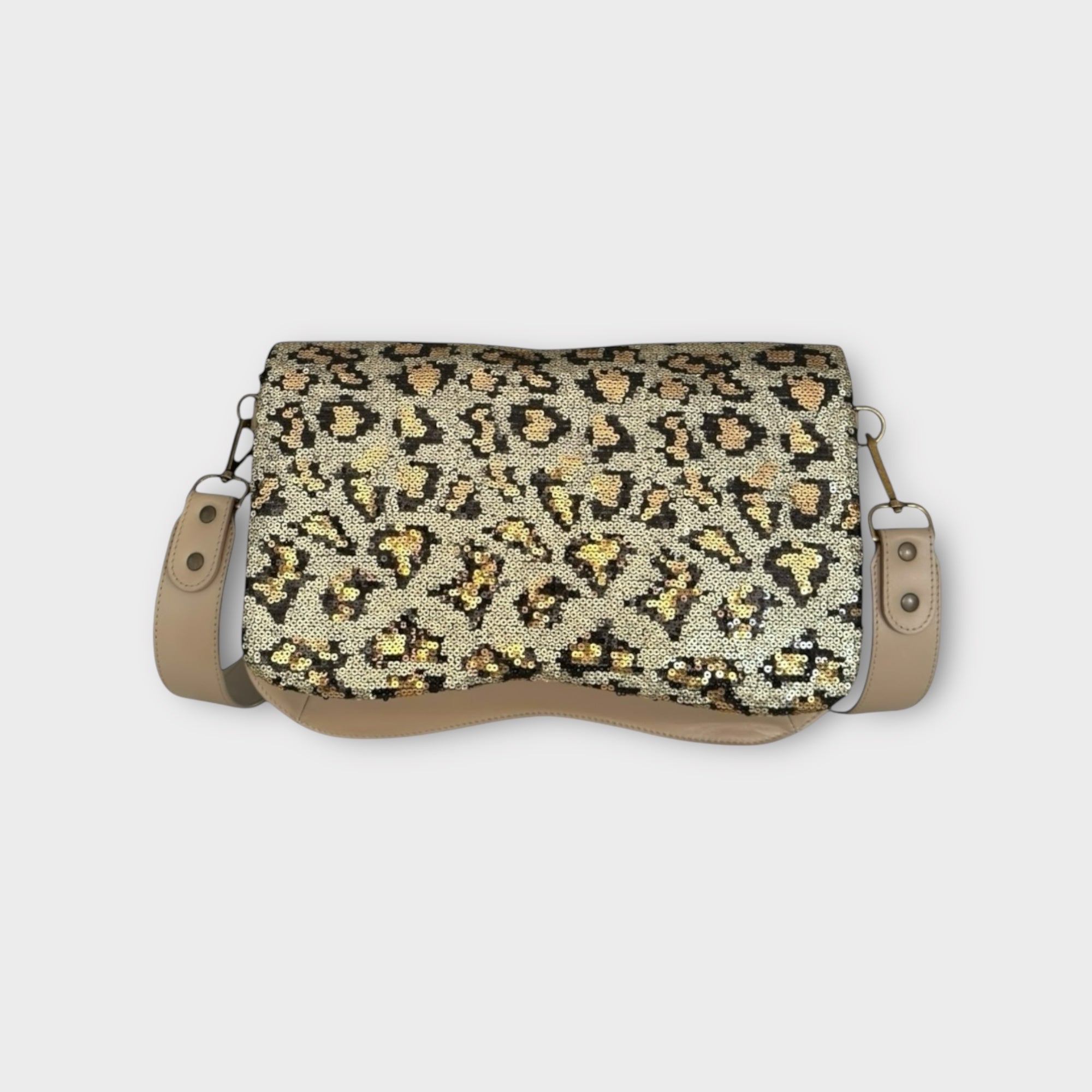 COFFRET BABY DOUBLE THARA GRÈGE/SUPERBA SEQUINS