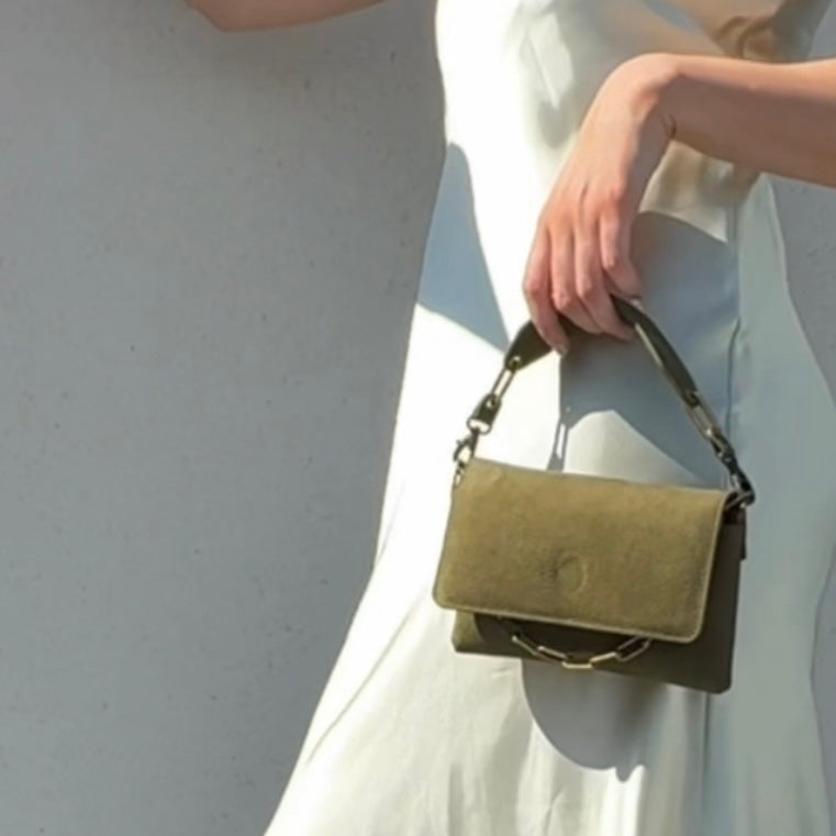 SAC GEMMA NUBUCK KAKI