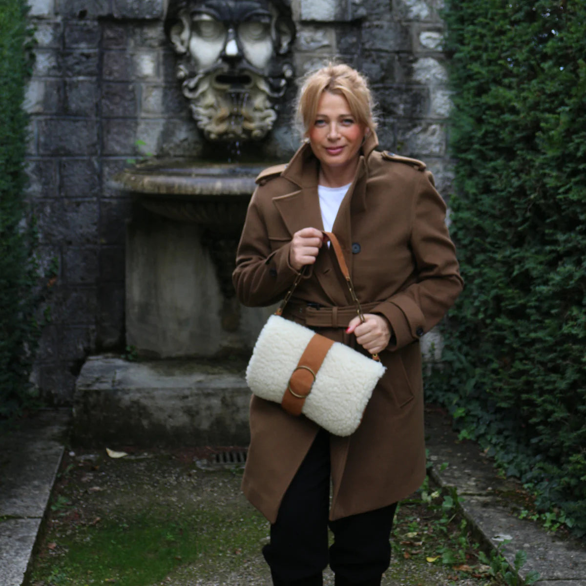 BOLSO BABY THARA OVEJA/CAMELLO