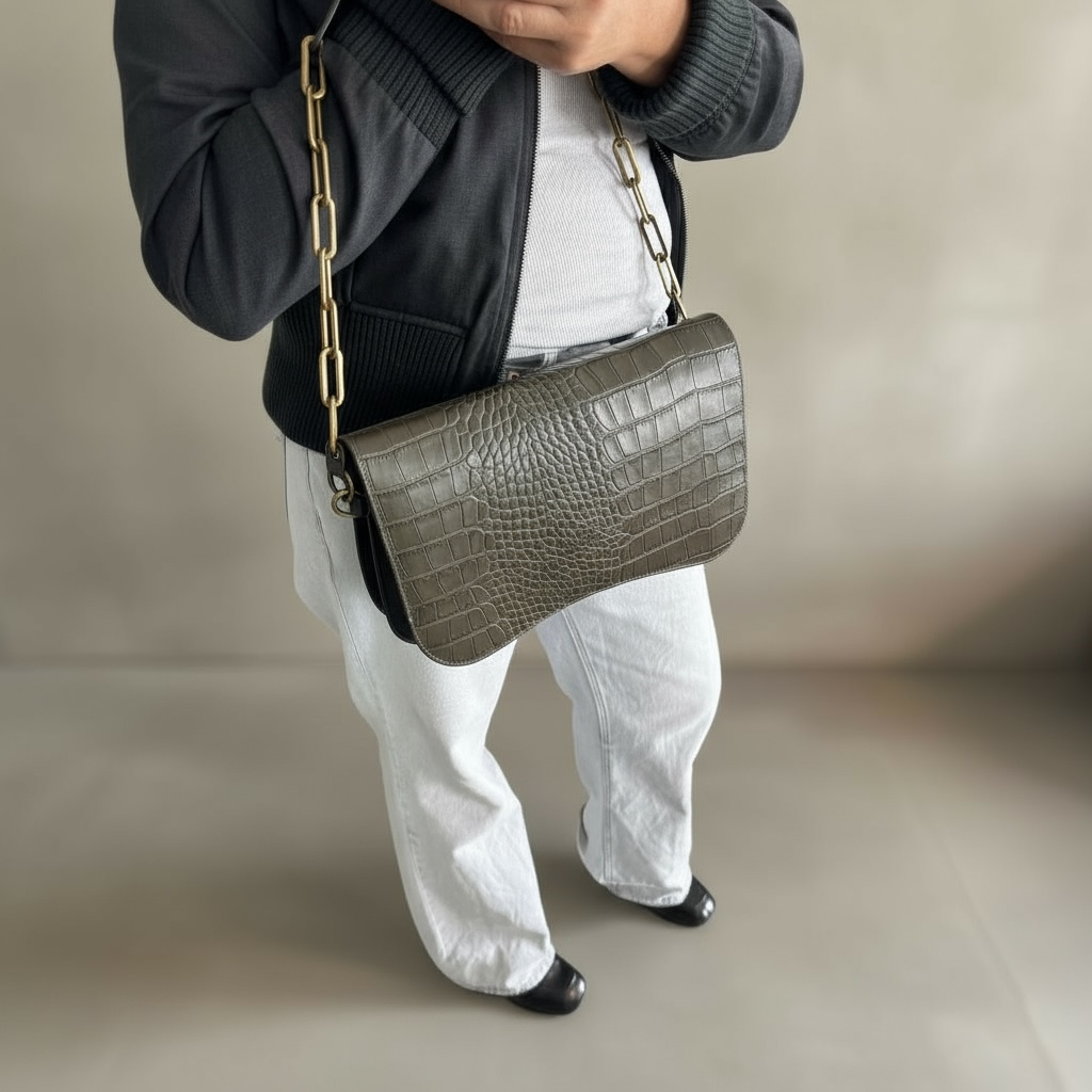 RABAT KHARA CROCO KAKI