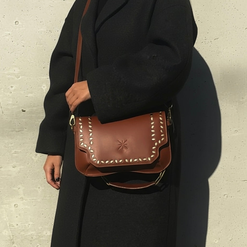 COFFRET NOËL BABY DOUBLE MARRON GLAÇÉ THARA MOUTON/SIDIA