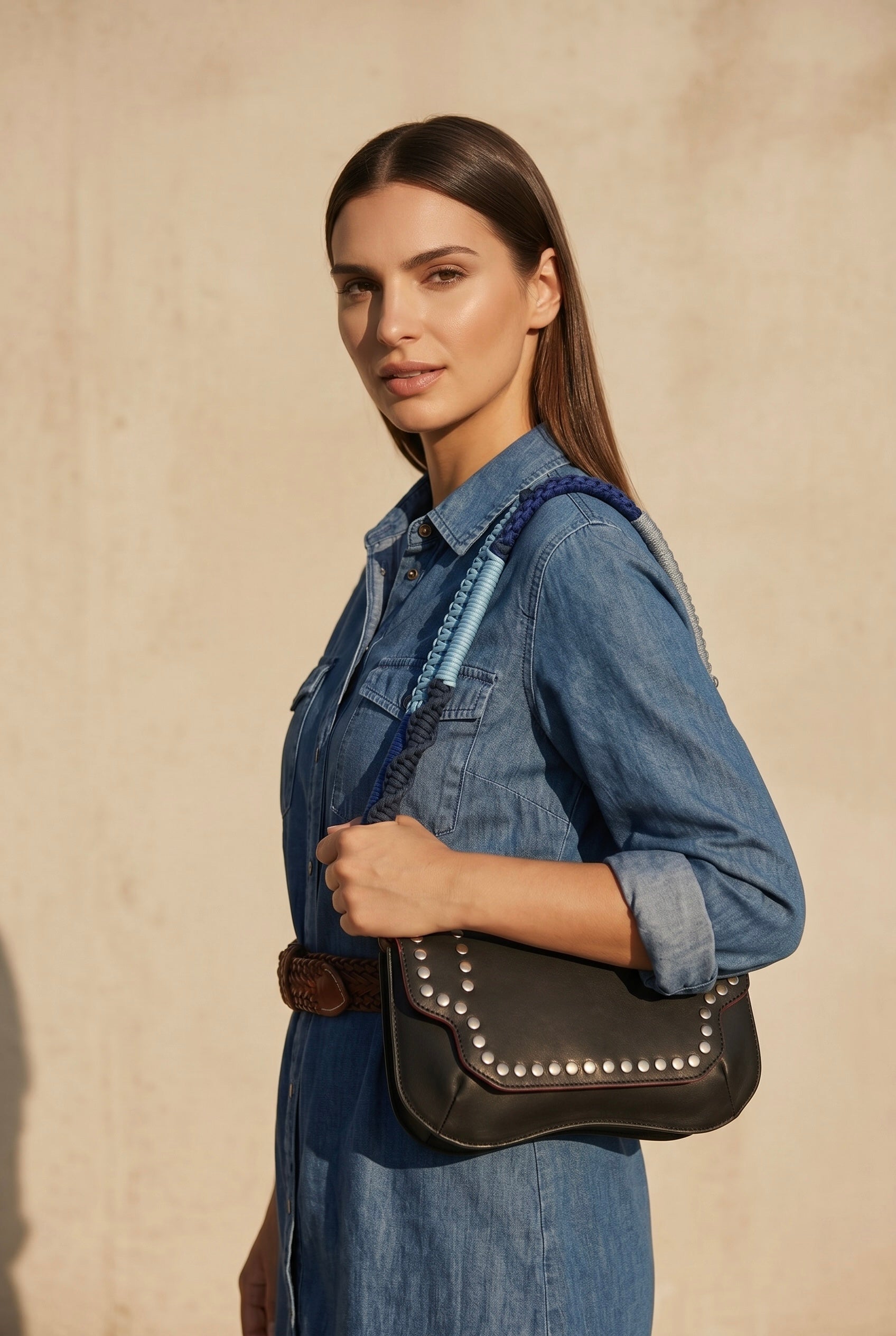 BANDOULIÈRE JUICY BLEU.(PRÉCOMMANDE)