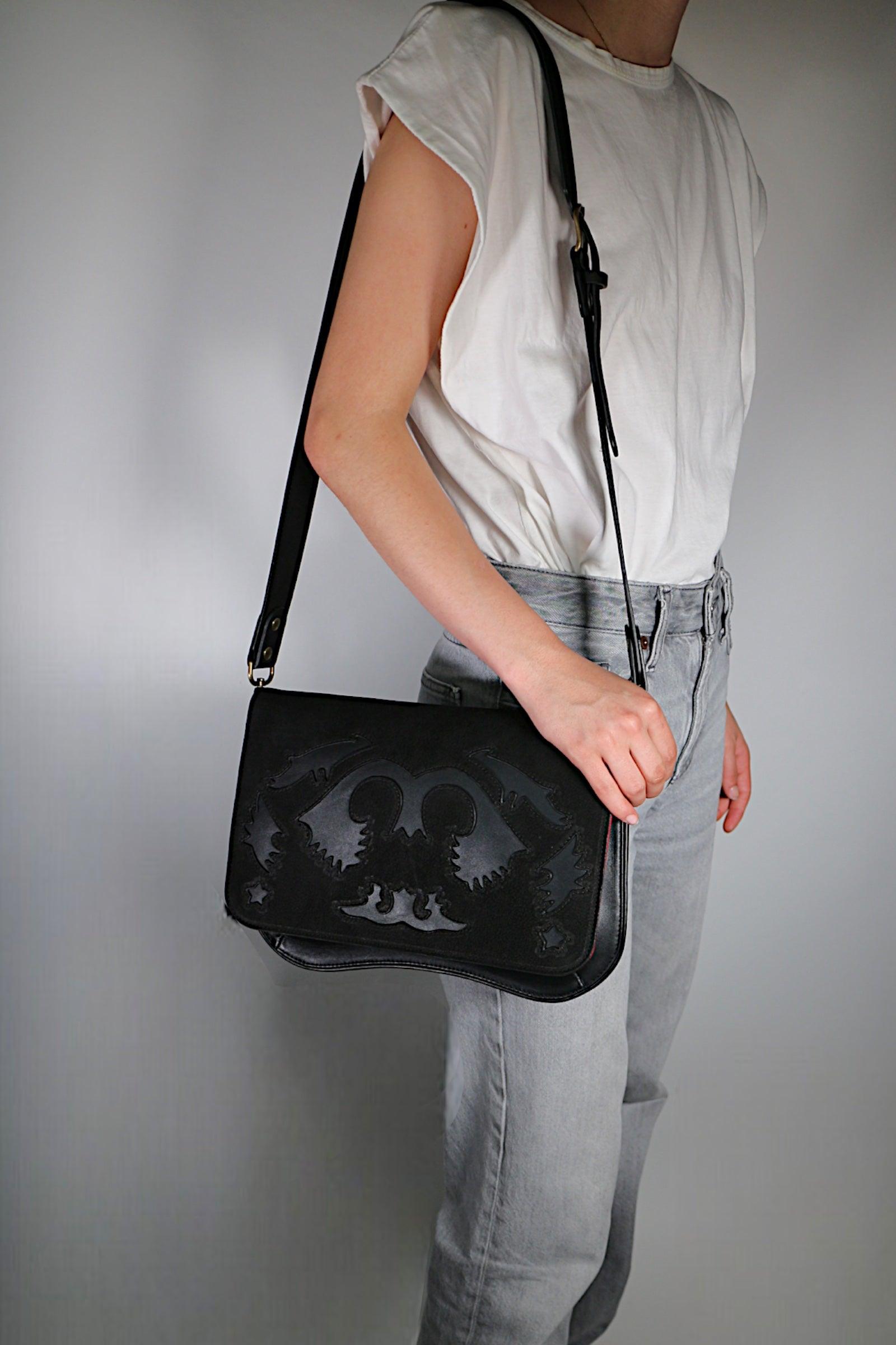 BOLSO BABY RANCHO NOBUCK NEGRO