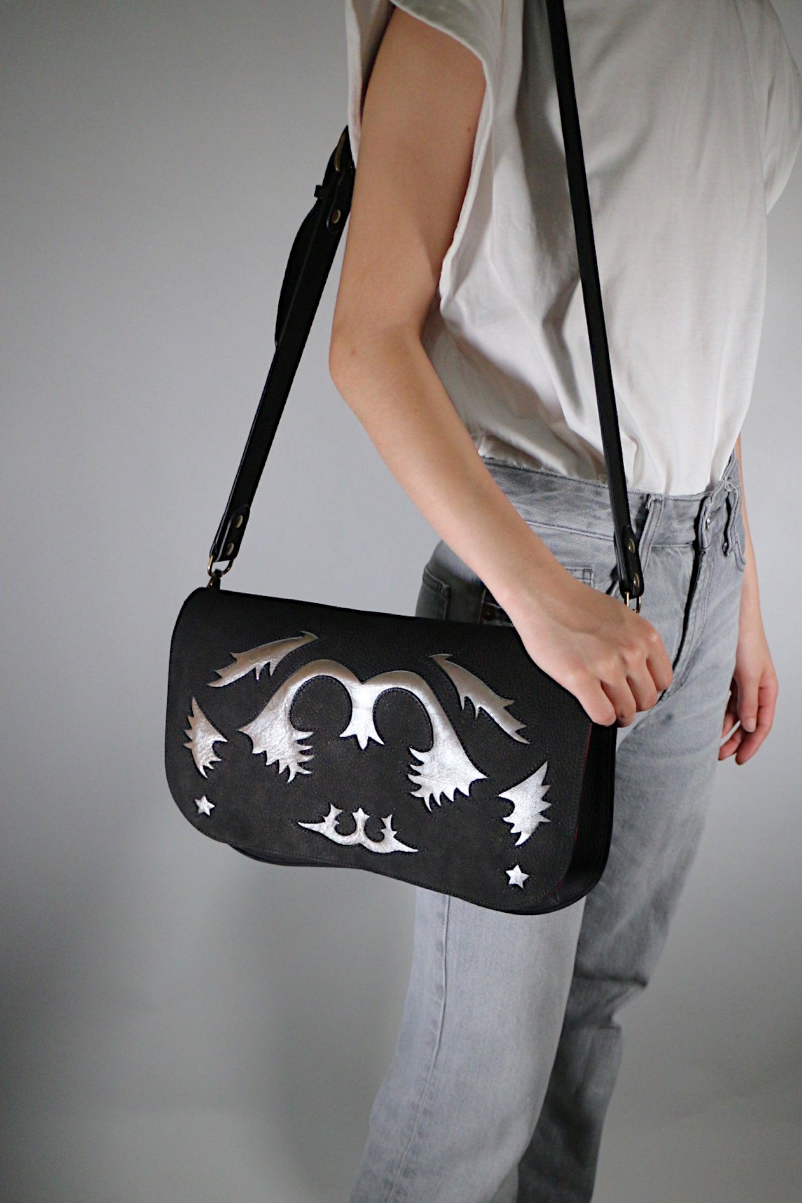 SOLAPA ESTRELLA RANCHO CUERO NEGRO/PLATA