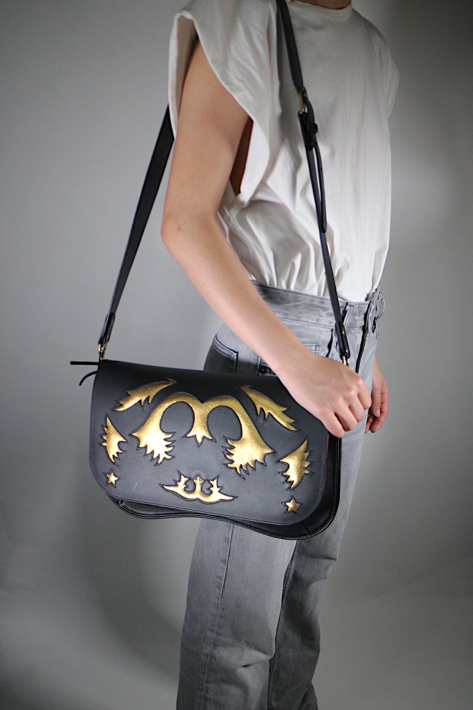 BOLSO STAR RANCHO NEGRO/ORO
