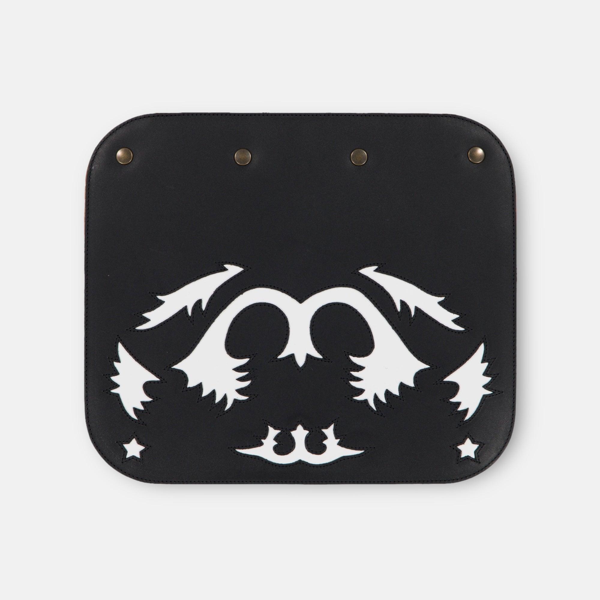 SOLAPA ESTRELLA RANCHO CUERO NEGRO/BLANCO