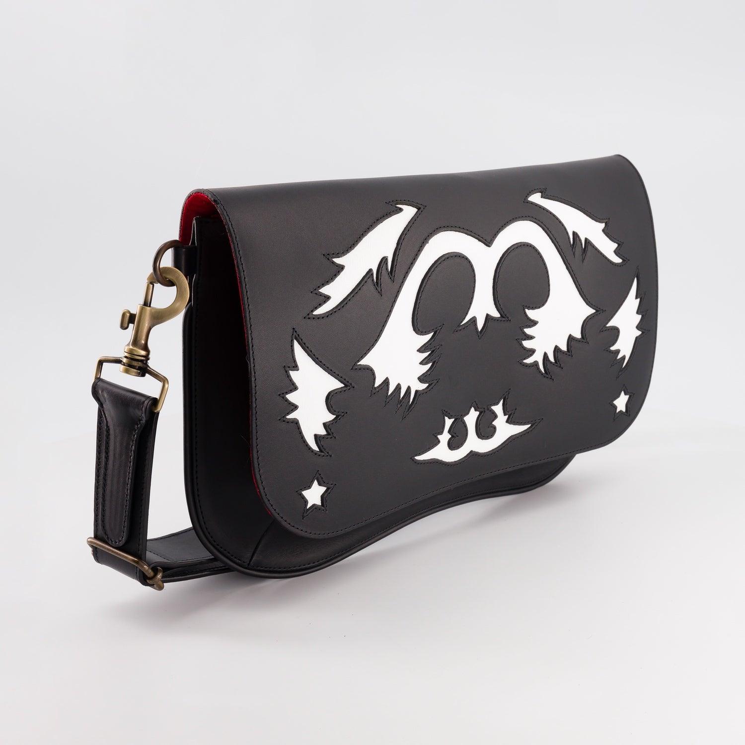 SOLAPA ESTRELLA RANCHO CUERO NEGRO/BLANCO