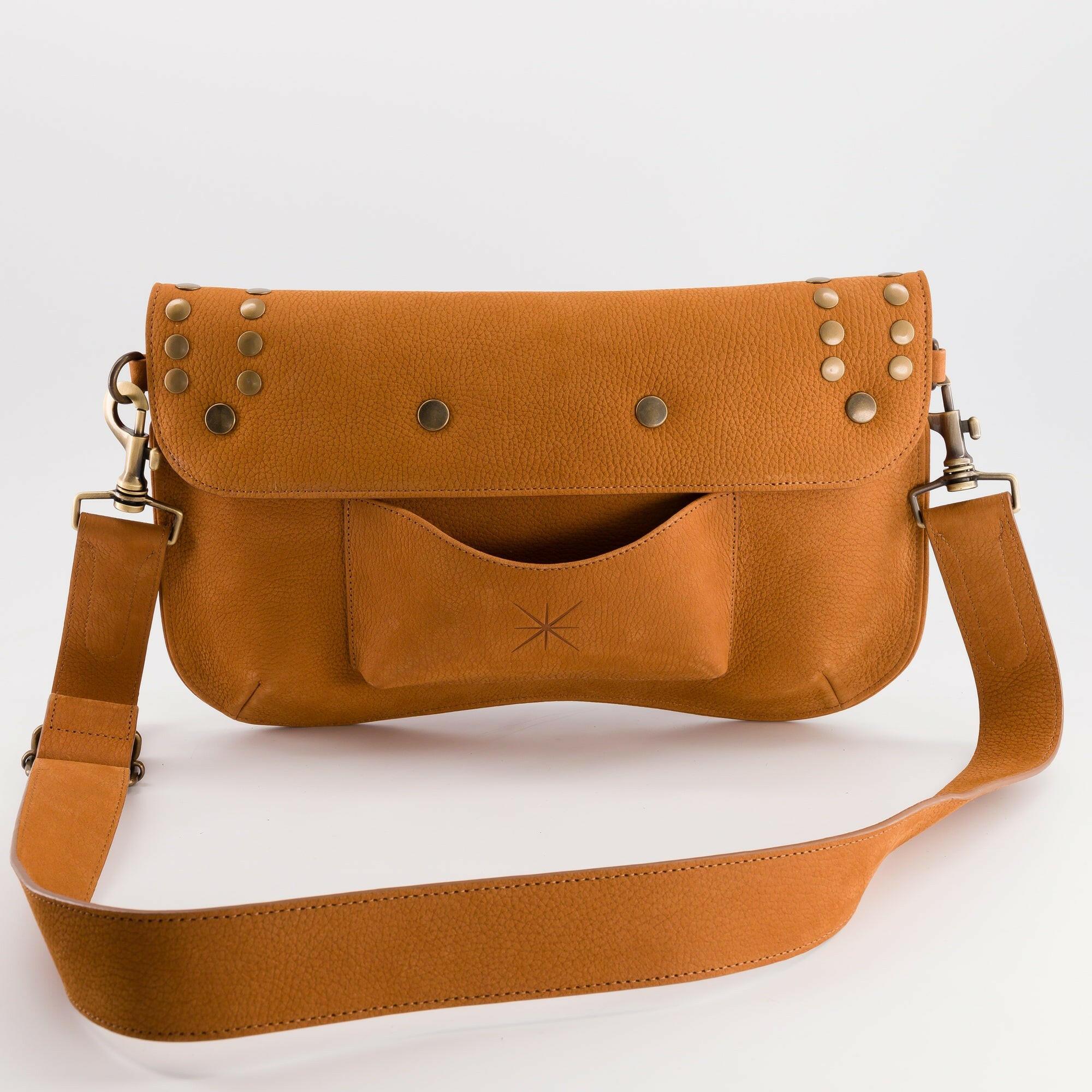 BOLSO STAR SIDIA NOBUCK CAMEL
