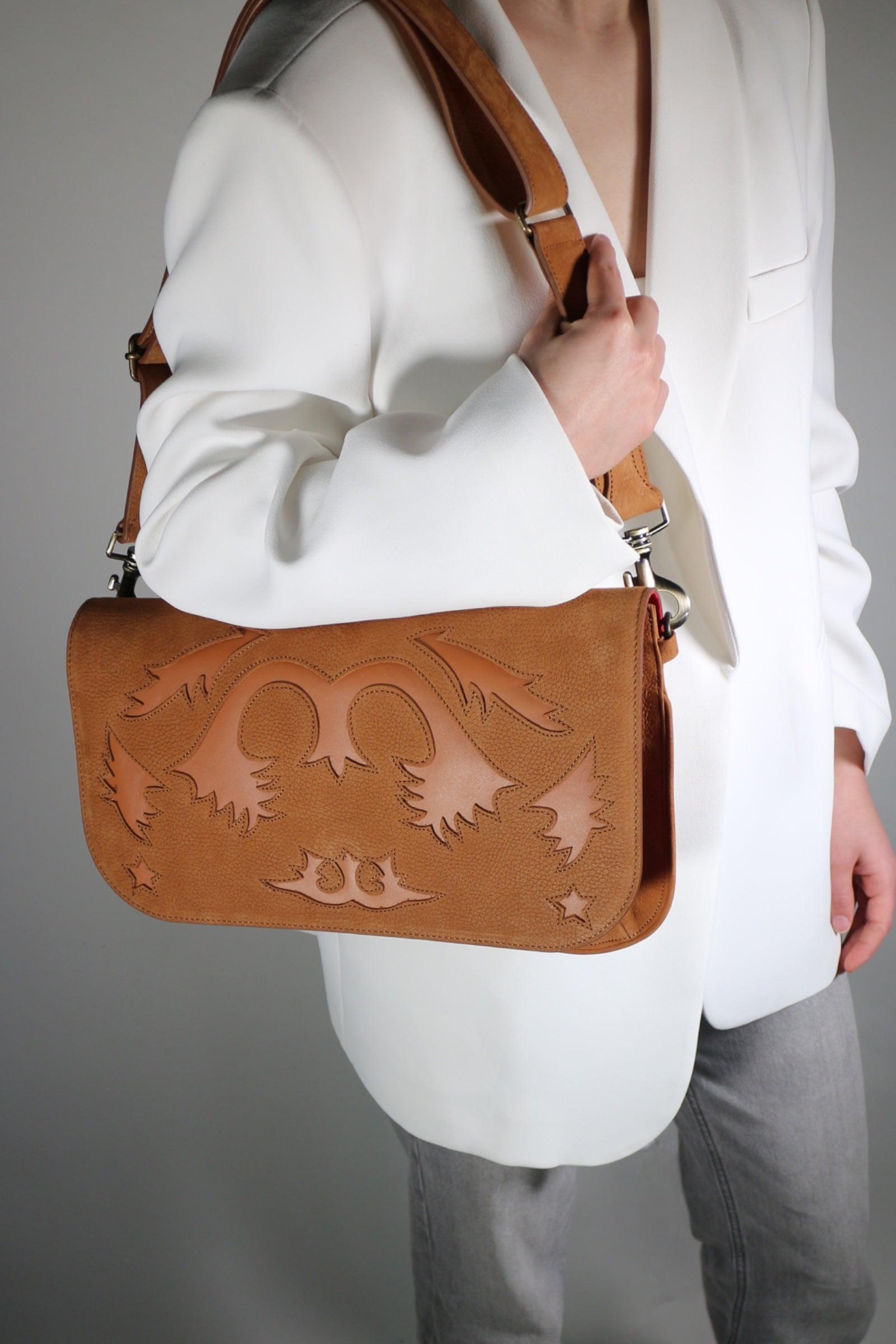 BOLSO STAR RANCHO NOBUCK CAMEL