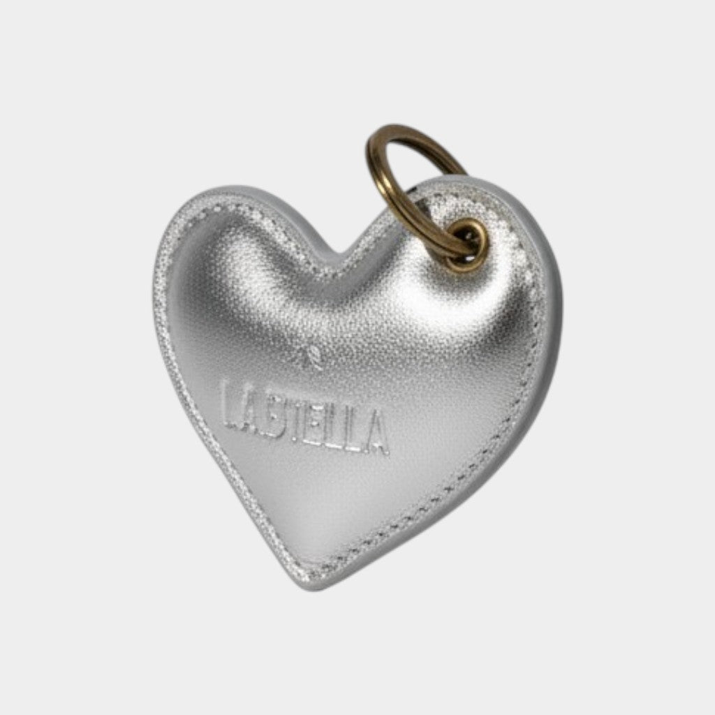 PORTE-CLÉS « HART »CUIR ARGENT