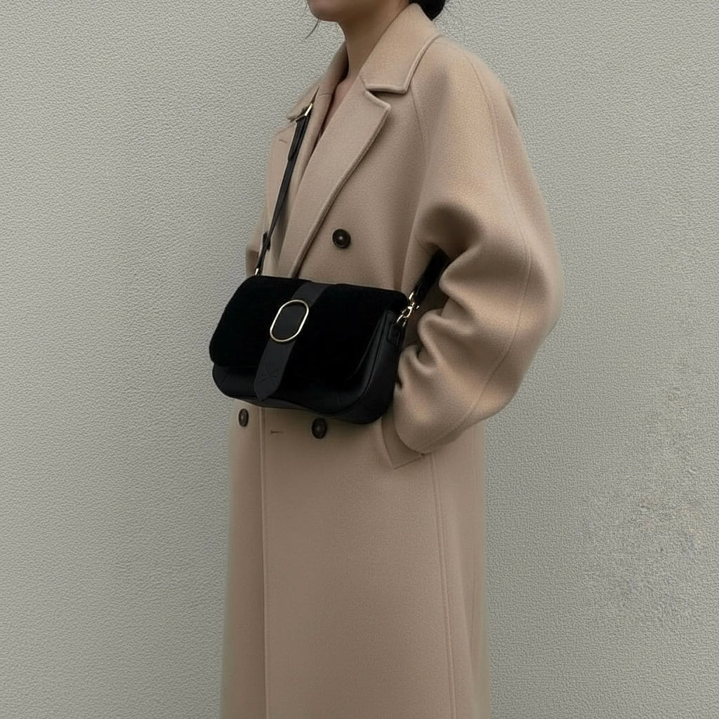 COFFRET NOËL BABY DOUBLE SIDIA/THARA MOUTON NOIR