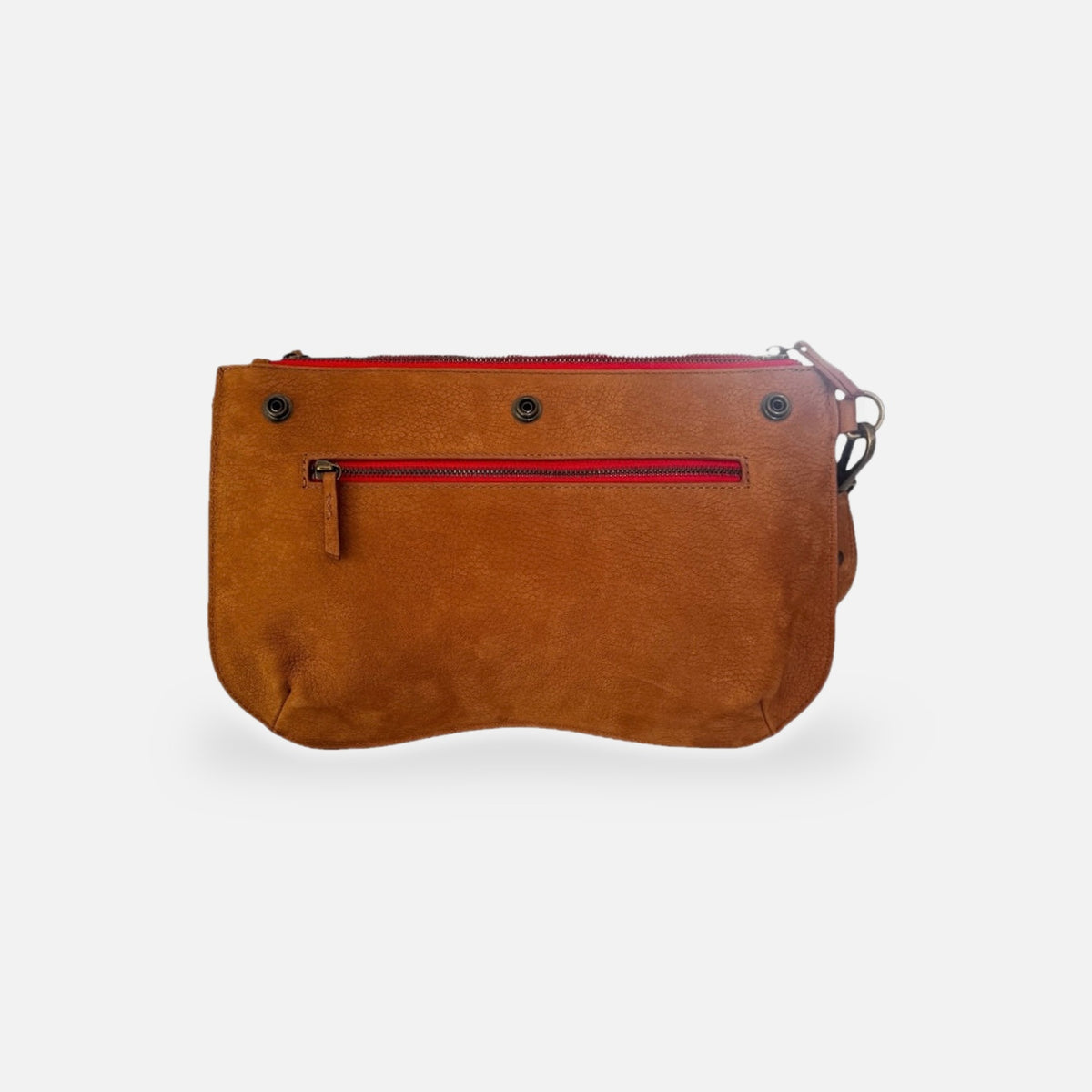 BASE BABY DOUBLE nubuck camel, vue de détail du nubuck