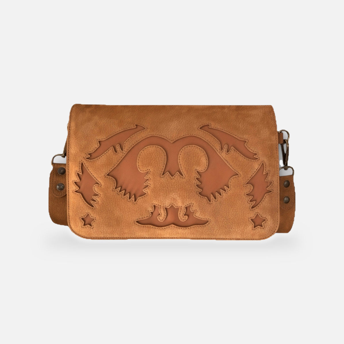 Sac Baby Double Rancho camel, vue de face