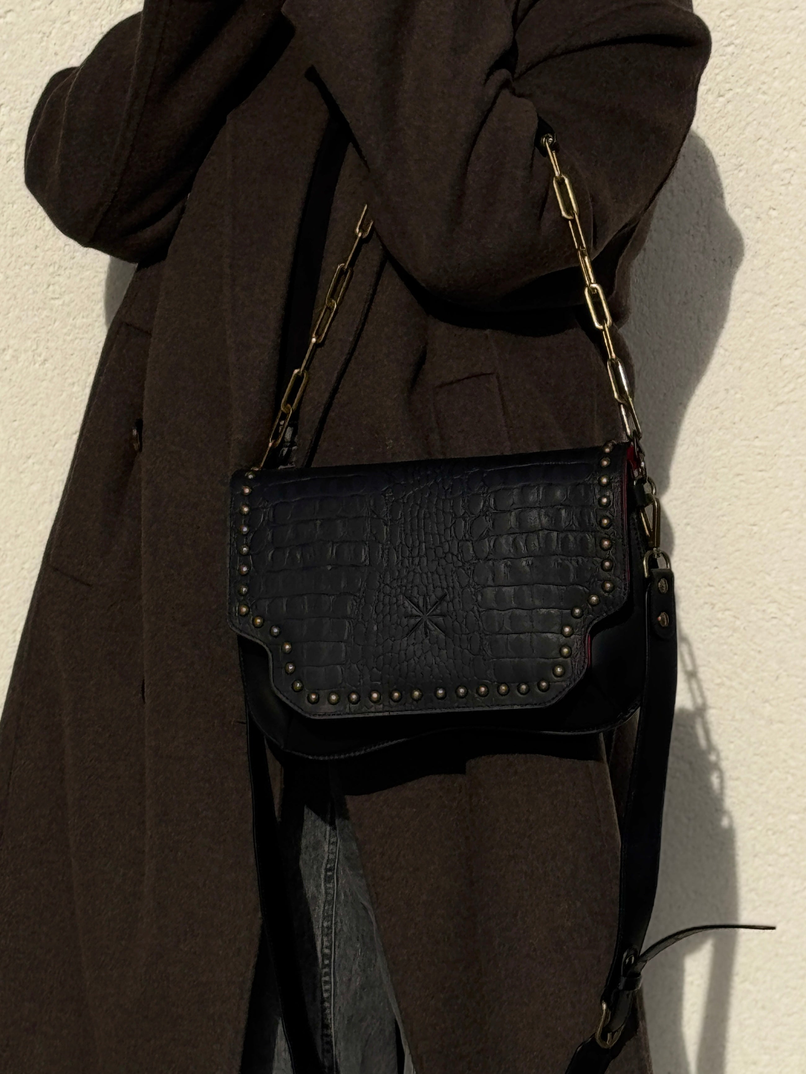 COFFRET SAC BABY DOUBLE PYTH GRIS/KHARA NOIR