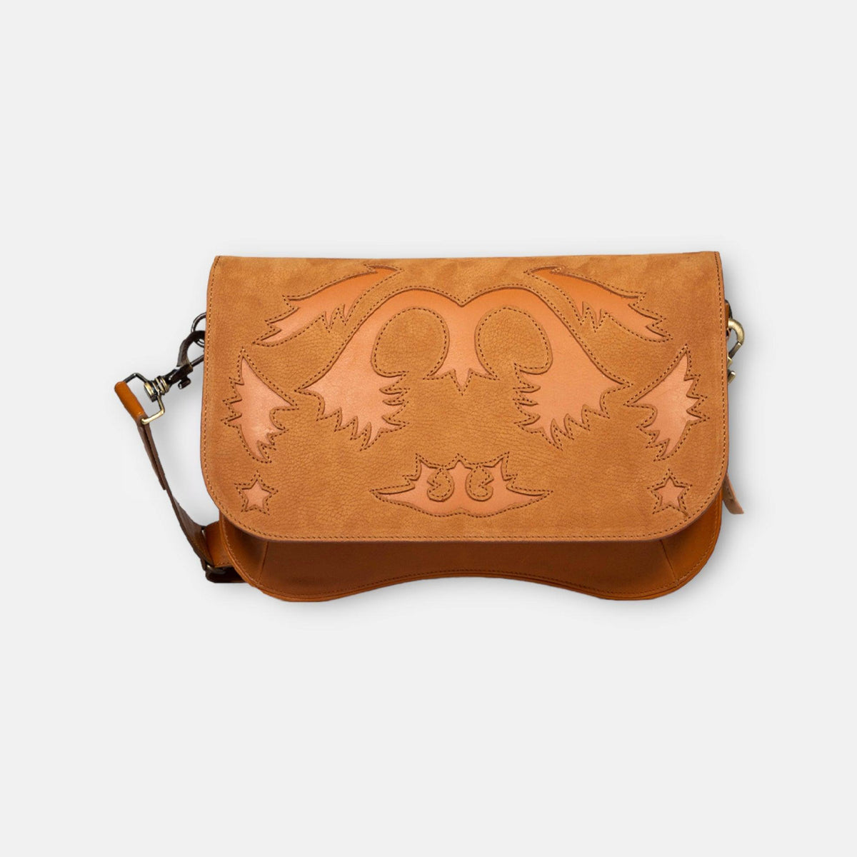 Sac Baby Rancho nubuck camel — La Stella