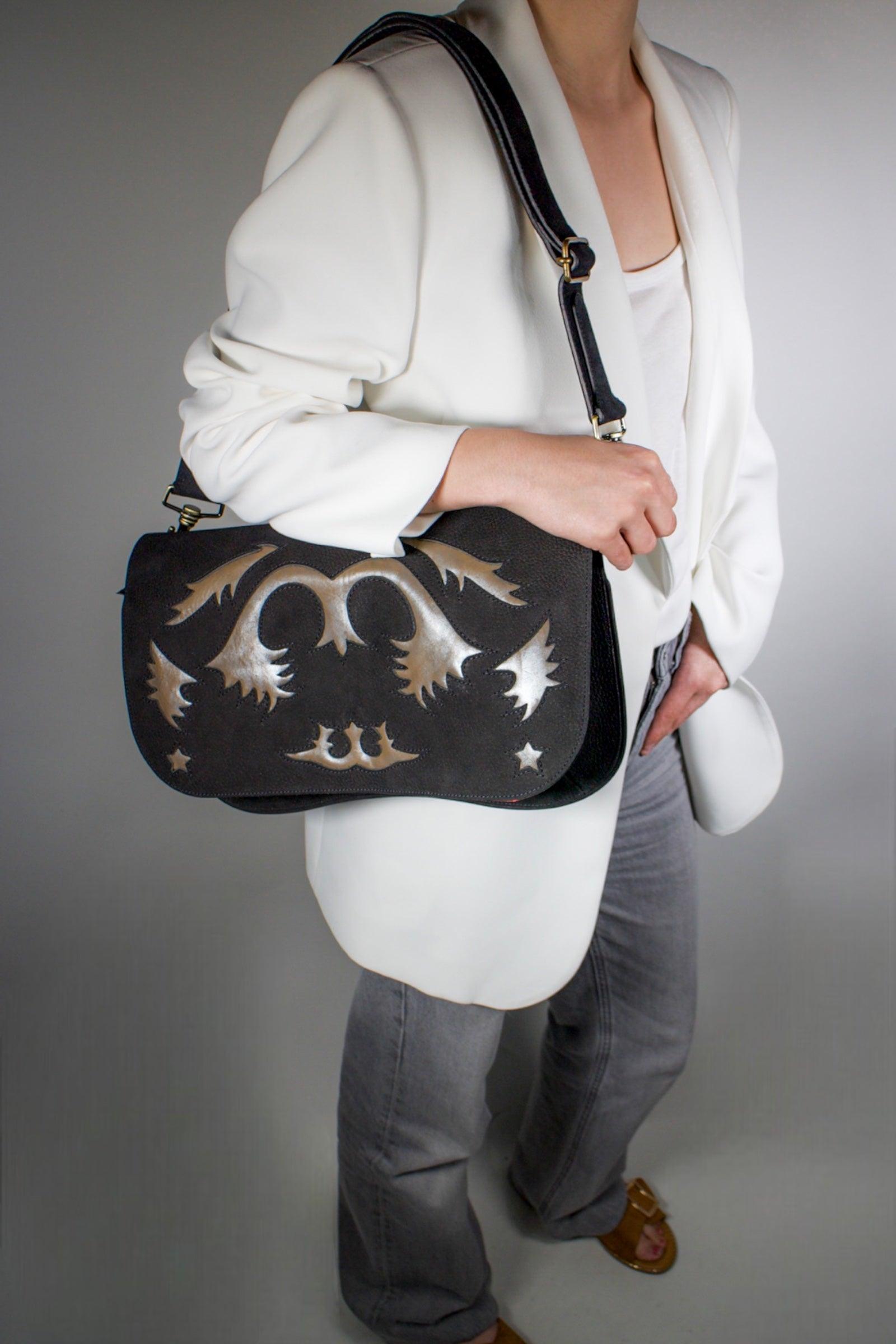 BOLSO STAR RANCHO NEGRO/PLATA