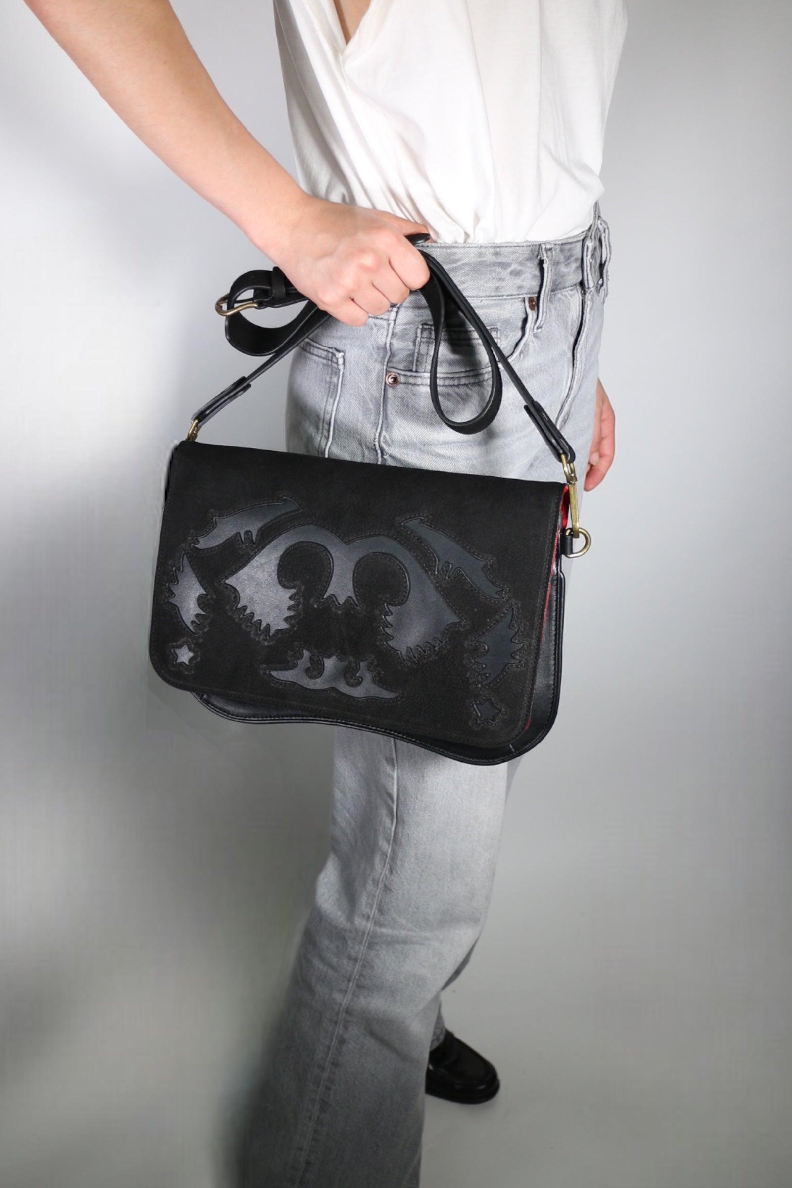 BOLSO BABY RANCHO NOBUCK NEGRO