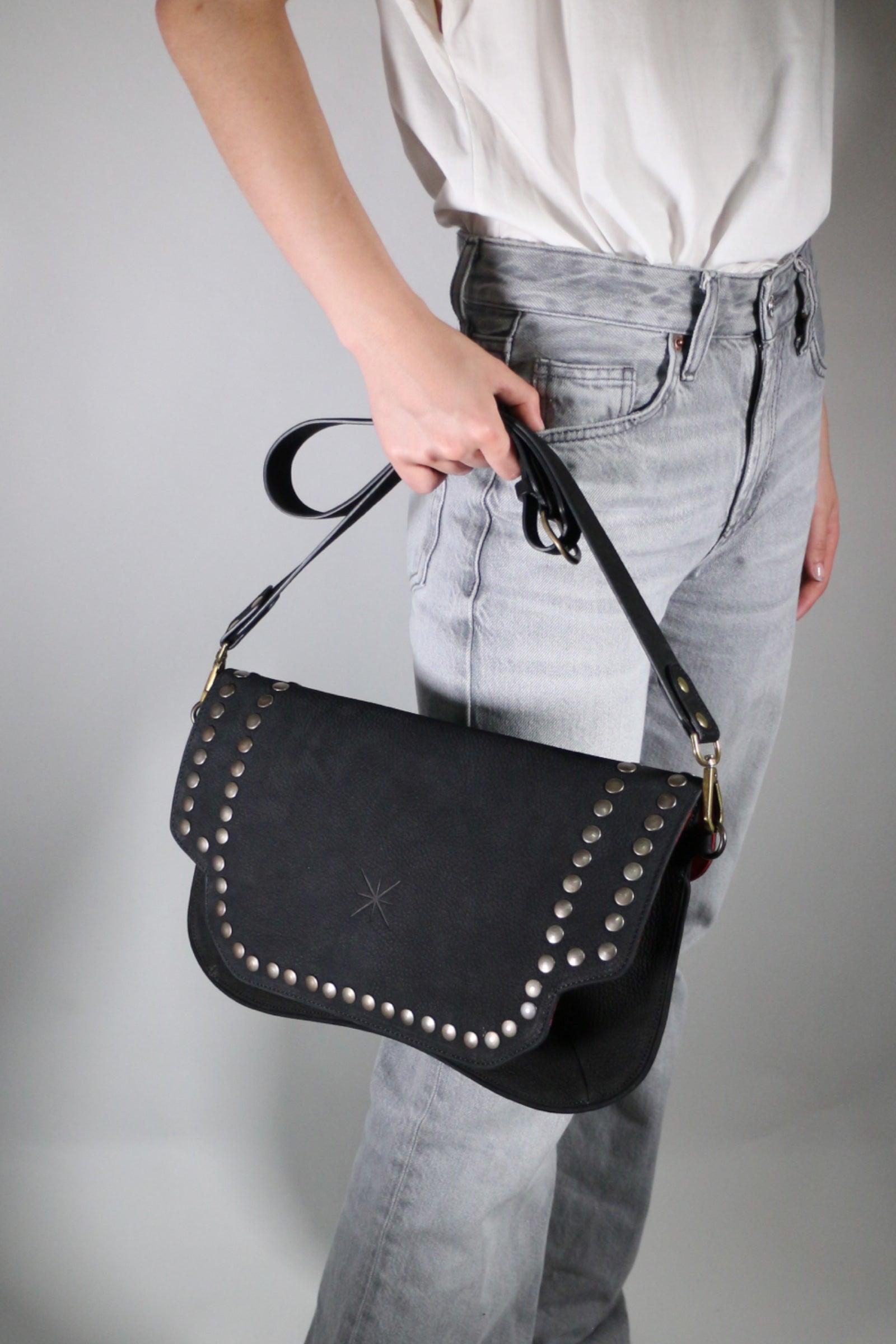 BOLSO STAR SIDIA NOBUCK NEGRO