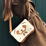 SAC NUBUCK BABY RANCHO MOUTON/CAMEL